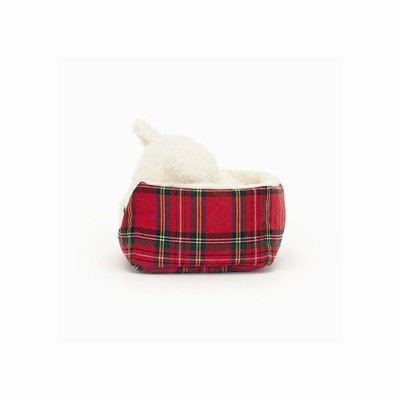 Jellycat Napping Nipper Westie Dog USA | 26401OENC